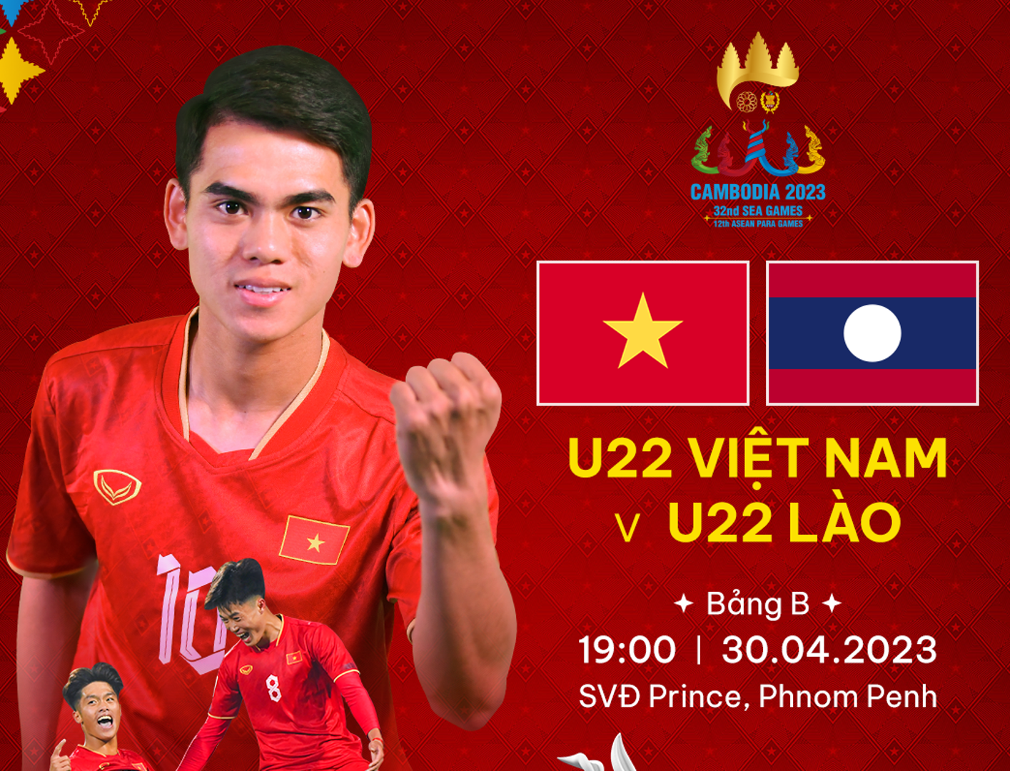 Trực tiếp U22 Việt Nam vs U22 Lào: Khởi đầu suôn sẻ?