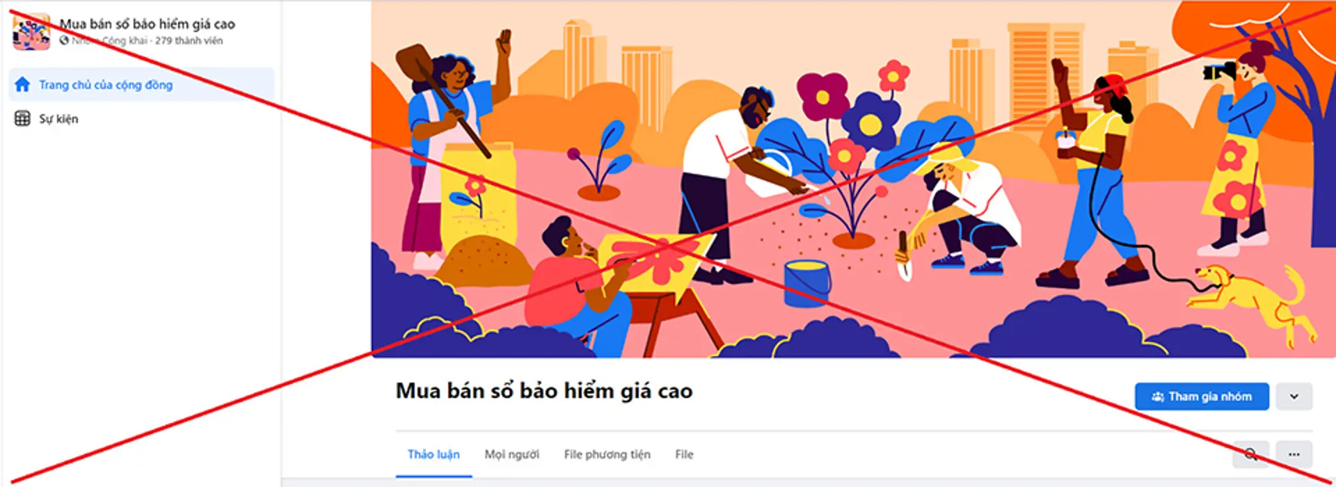 Rao mua bán, cầm cố sổ BHXH trên mạng xã hội Facebook tiếp tục tái diễn