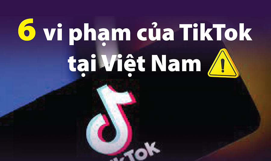 6 vi phạm của TikTok tại Việt Nam