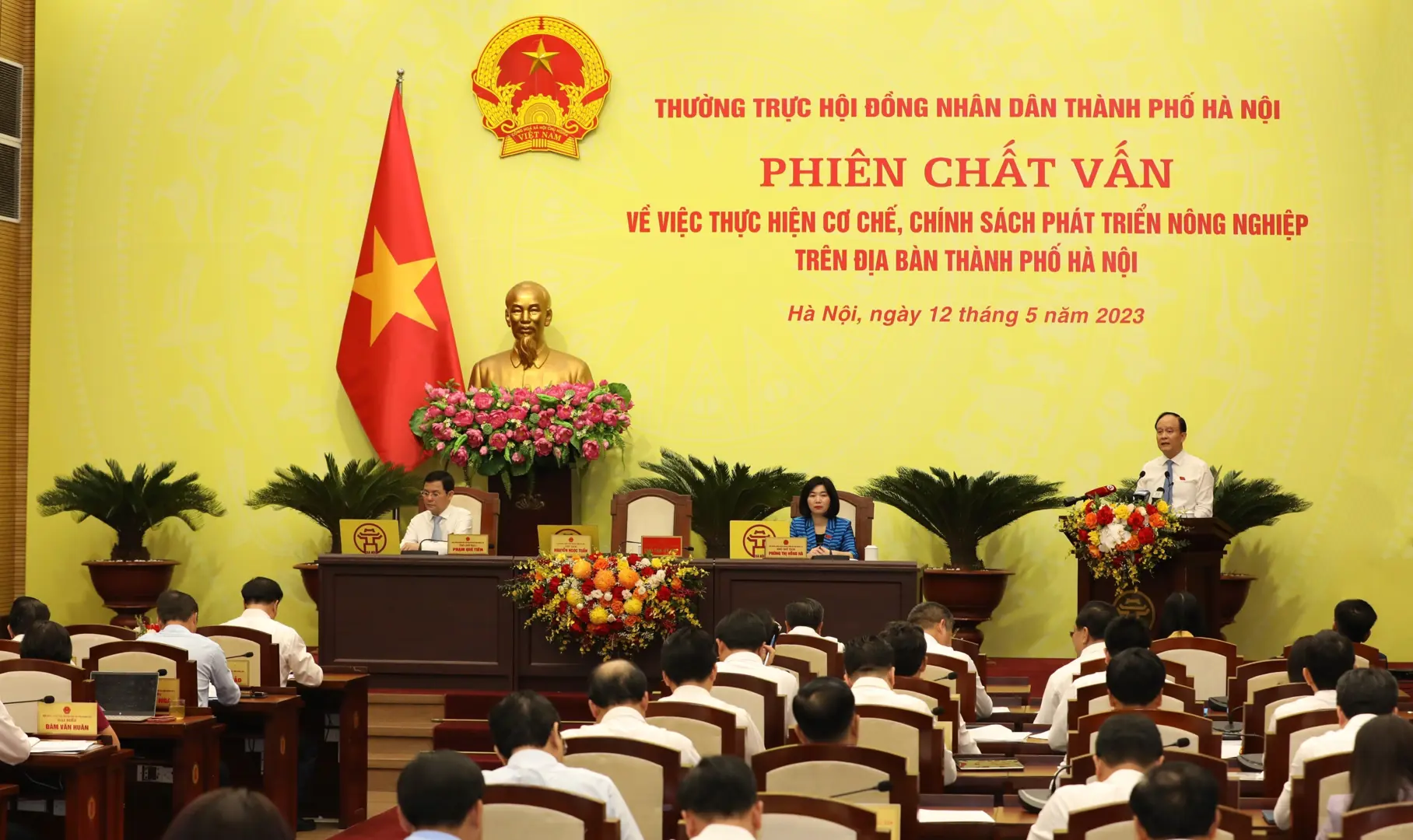 Hà Nội: Khai mạc phiên chất vấn việc thực hiện chính sách phát triển nông nghiệp