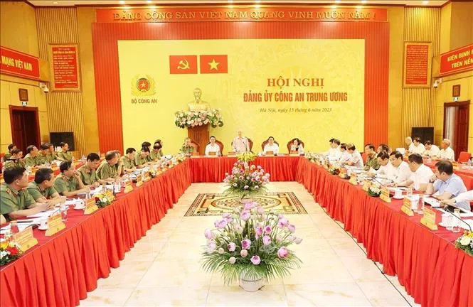 Lực lượng CAND phát huy vai trò gương mẫu trong xây dựng, chỉnh đốn Đảng