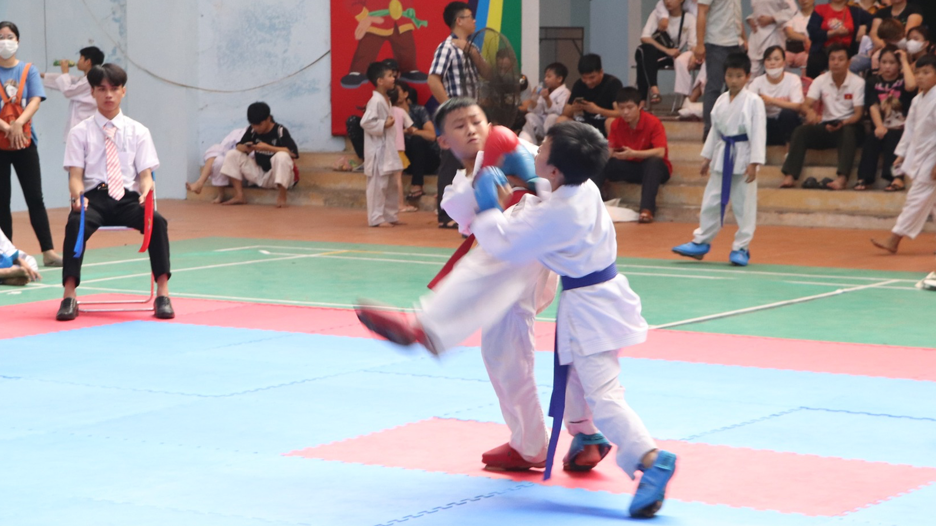 450 vận động viên tranh tài Giải karate huyện Ba Vì mở rộng năm 2023