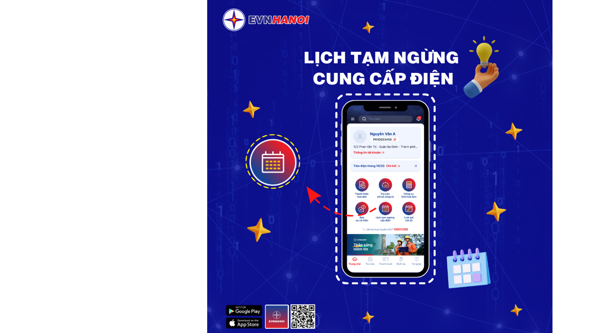 “Siêu tiện ích” với App EVNHANOI