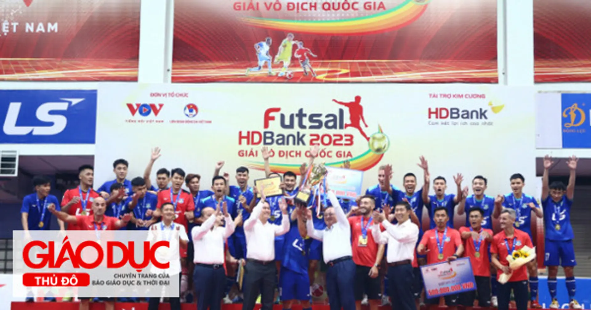 Giải Futsal HDBank 2023 khép lại thành công rực rỡ