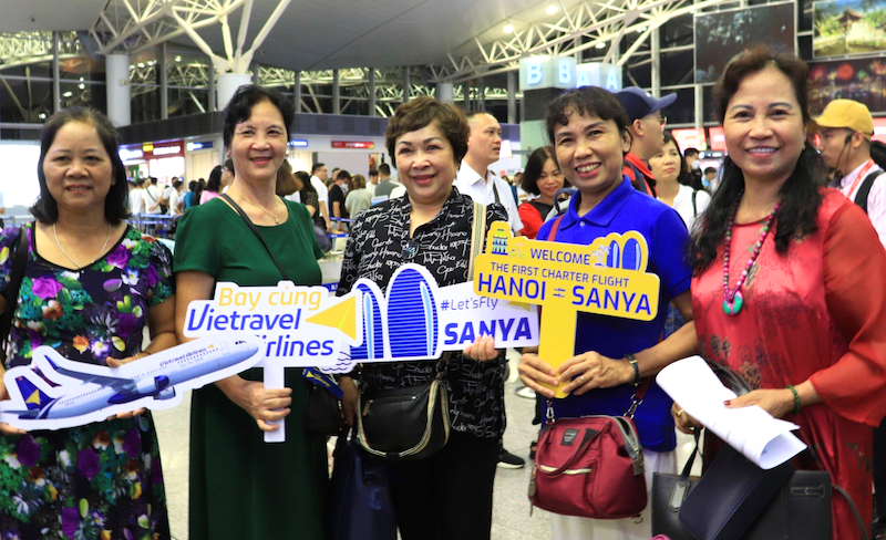 Vietravel Airlines launches Hanoi - Sanya (China) air route