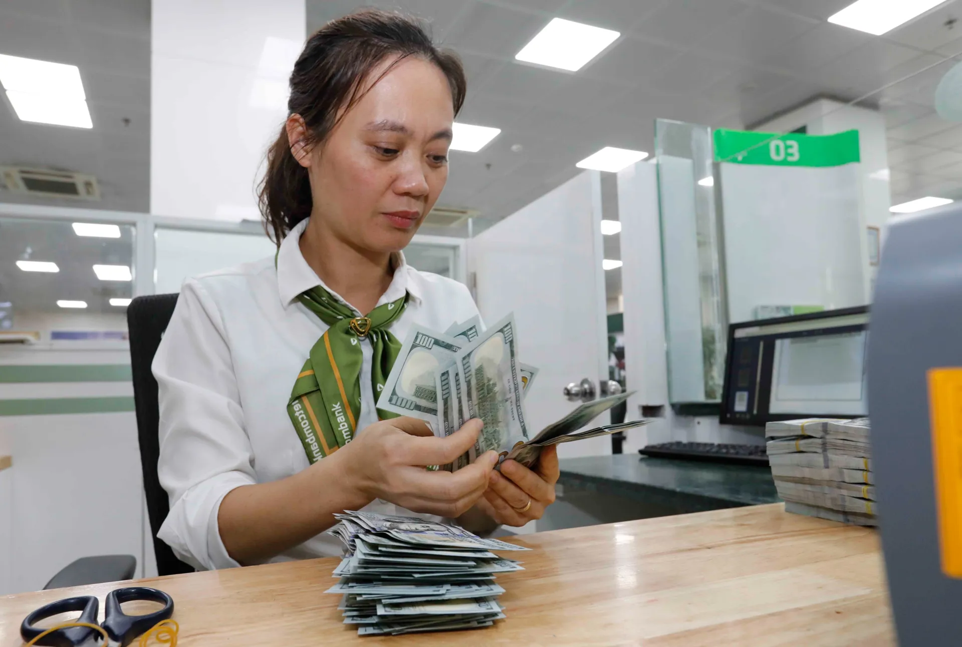 Tỷ giá tăng cao trong thời gian gần đây. Ảnh: Thanh Hải
