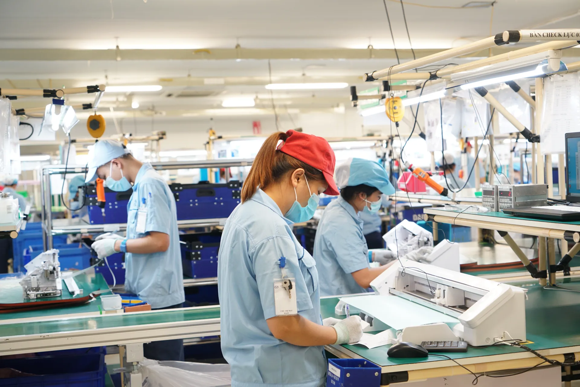 Doanh nghiệp FDI hoạt động tại Khu công nghiệp Nội Bài, Hà Nội. Ảnh: Phạm Hùng