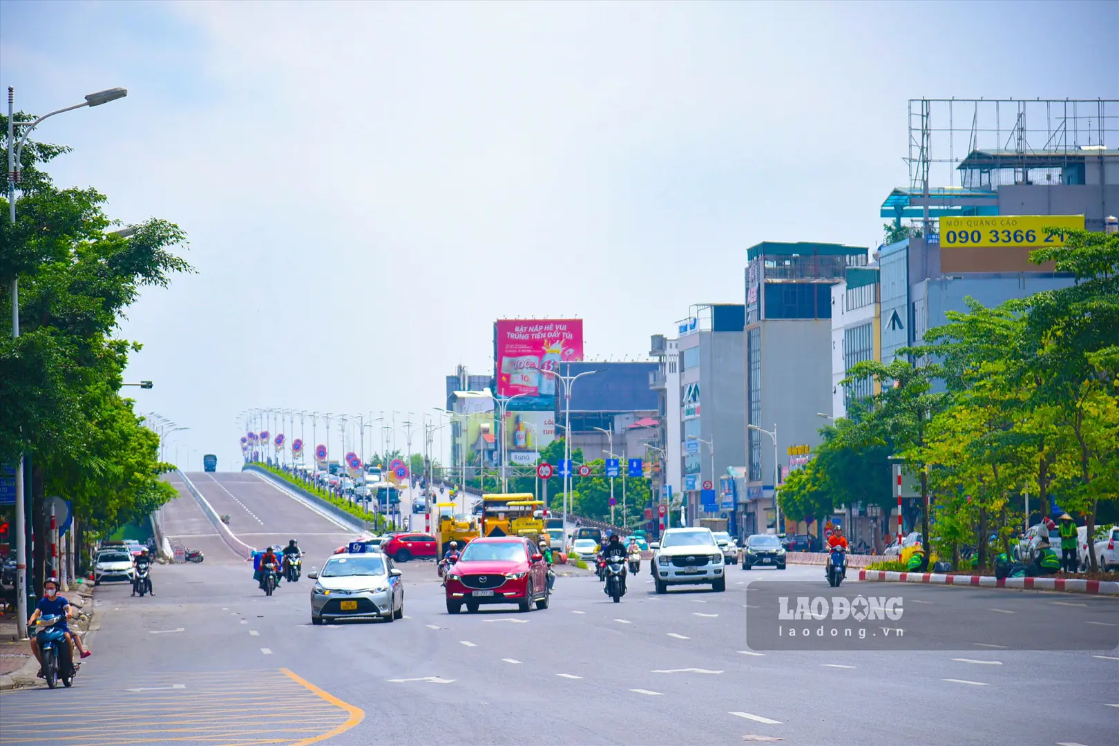 Cận cảnh nút giao Cổ Linh - Đàm Quang Trung sẽ xây hầm chui