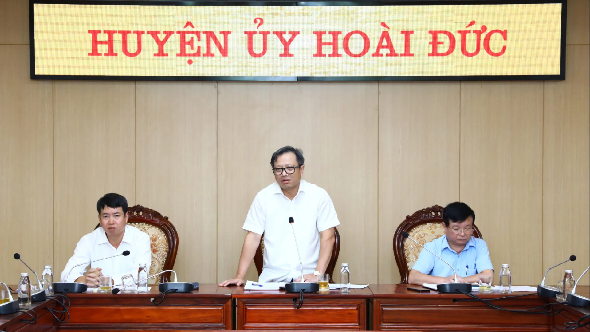 Lãnh đạo huyện Hoài Đức luôn quan tâm chỉ đạo việc giải phóng mặt bằng dự án đường Vành đai 4.