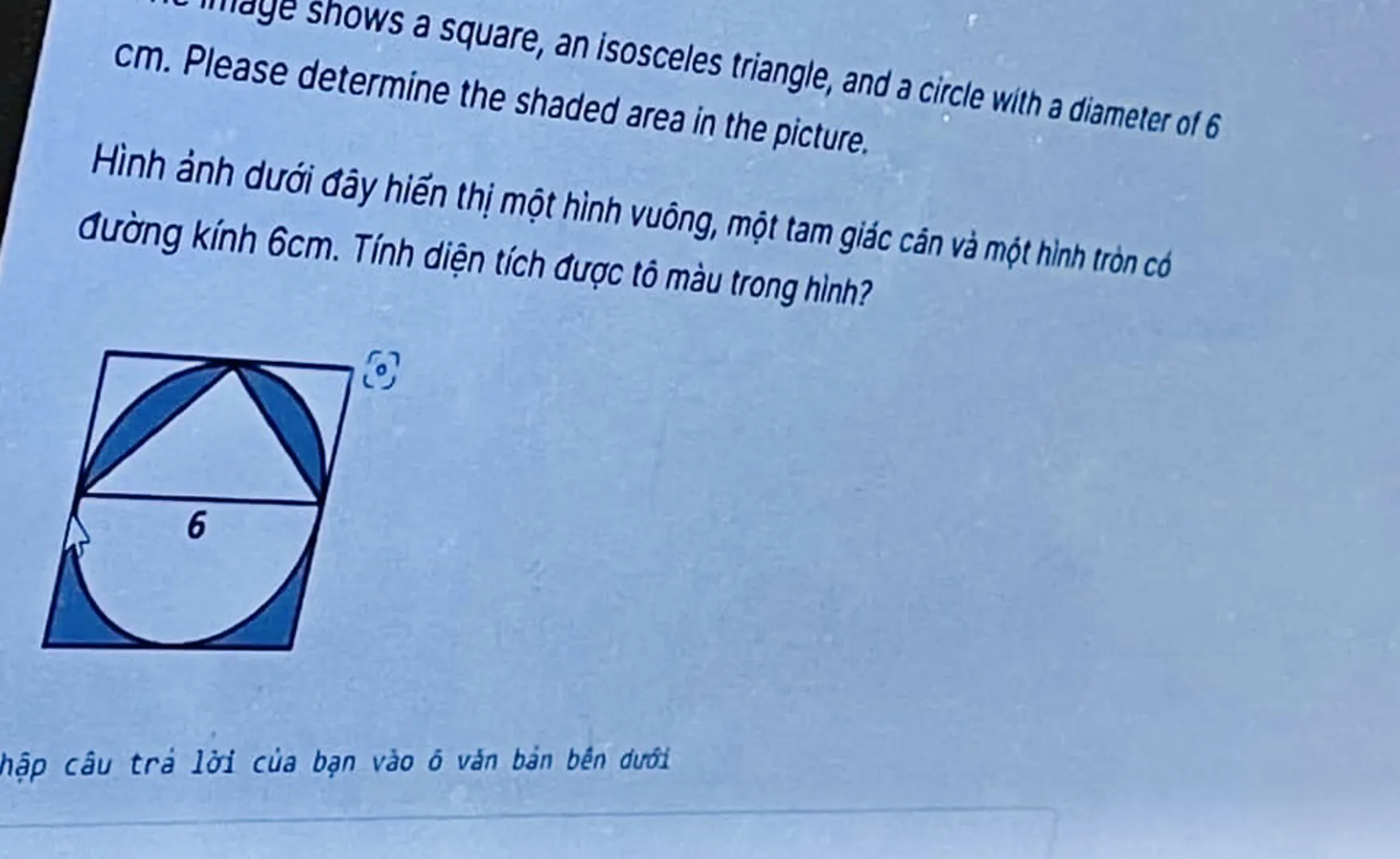 Nhiều bài trong đề thi quốc tế được cho là cẩu thả, không phù hợp. Ảnh: Phụ huynh cung cấp.