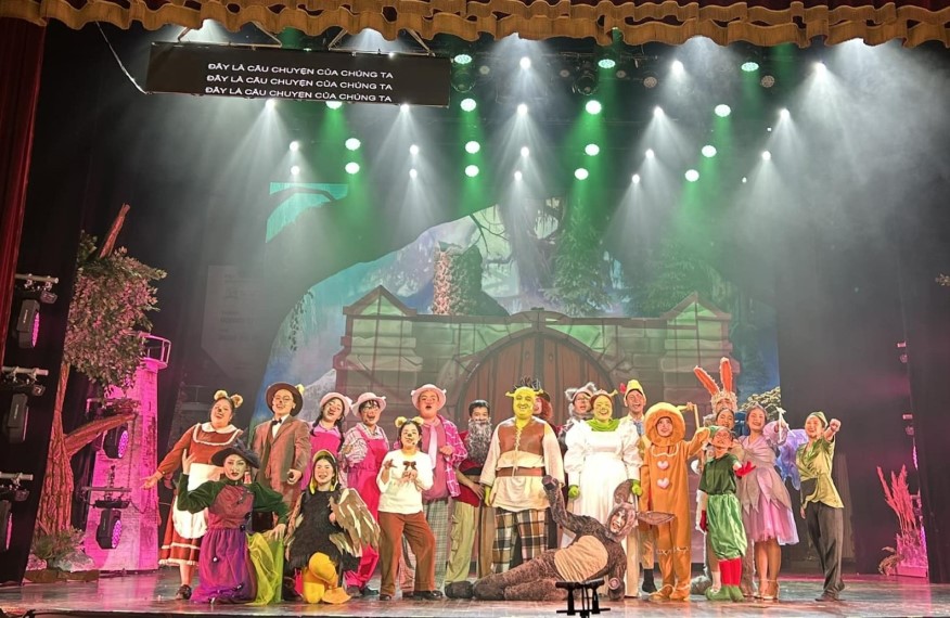 Broadway copyrighted musical Shrek premieres at Hanoi Opera House