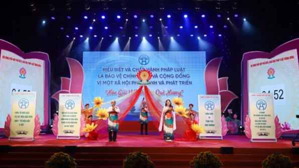 Tranh tài tại Hội thi hòa giải viên giỏi Toàn quốc lần thứ IV năm 2023