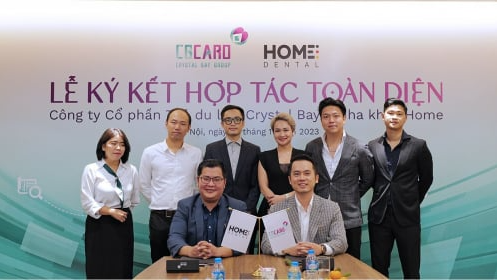 Crystal Bay Card hợp tác toàn diện với Nha khoa Home