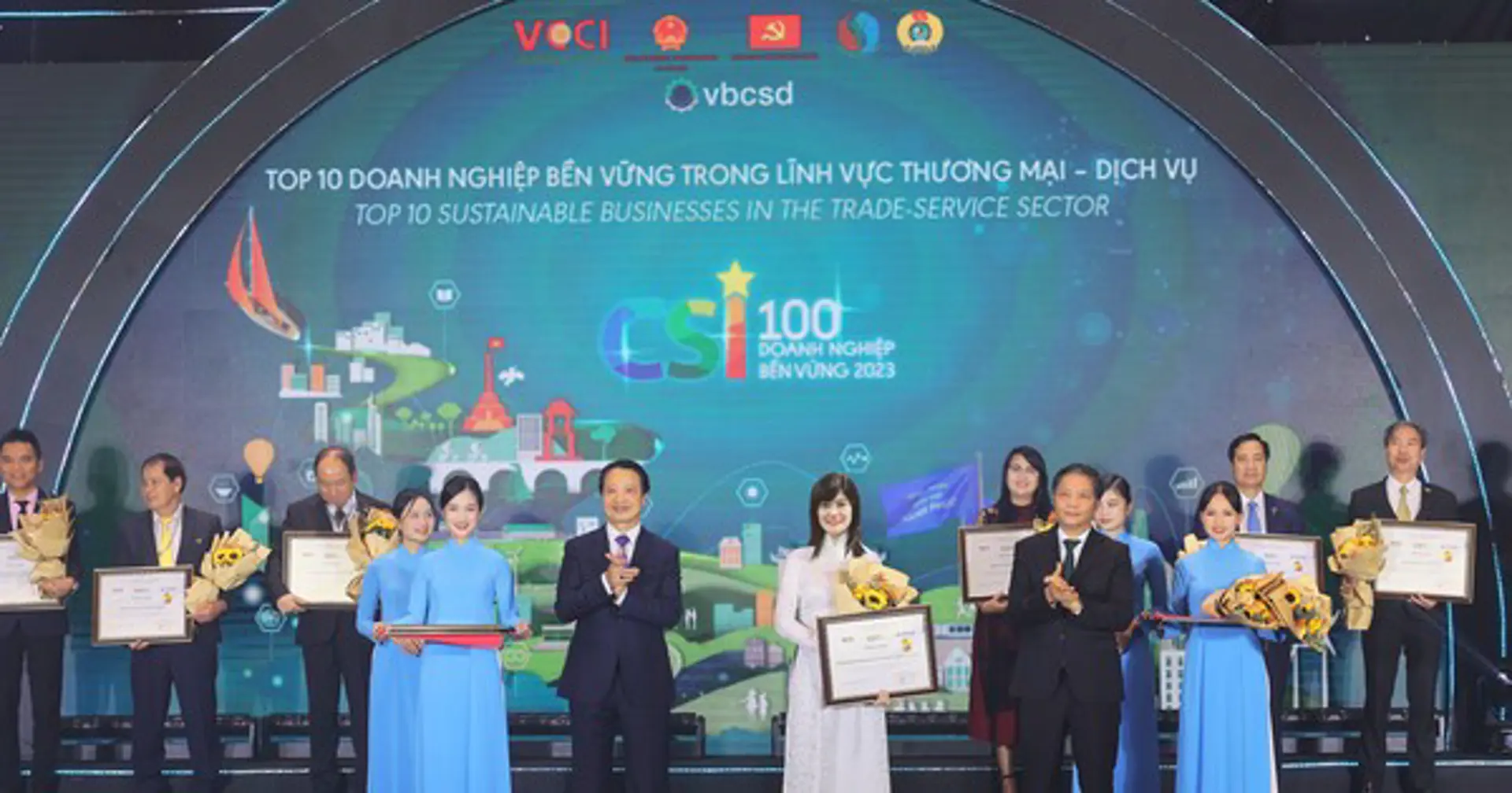 BIDV được vinh danh Top 10 Doanh nghiệp bền vững  