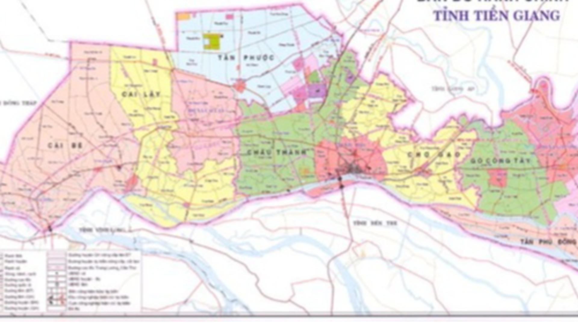 Quy hoạch tỉnh Tiền Giang thời kỳ 2021 - 2030, tầm nhìn đến năm 2050 