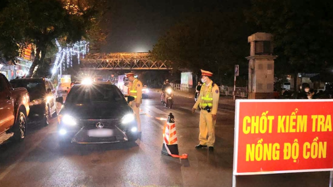 Hà Nội: Xử lý 20 trường hợp vi phạm nồng độ cồn trong ngày mùng 4 Tết