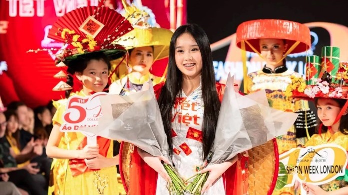 Vietnamese Ao Dai shines at London Fashion Week 