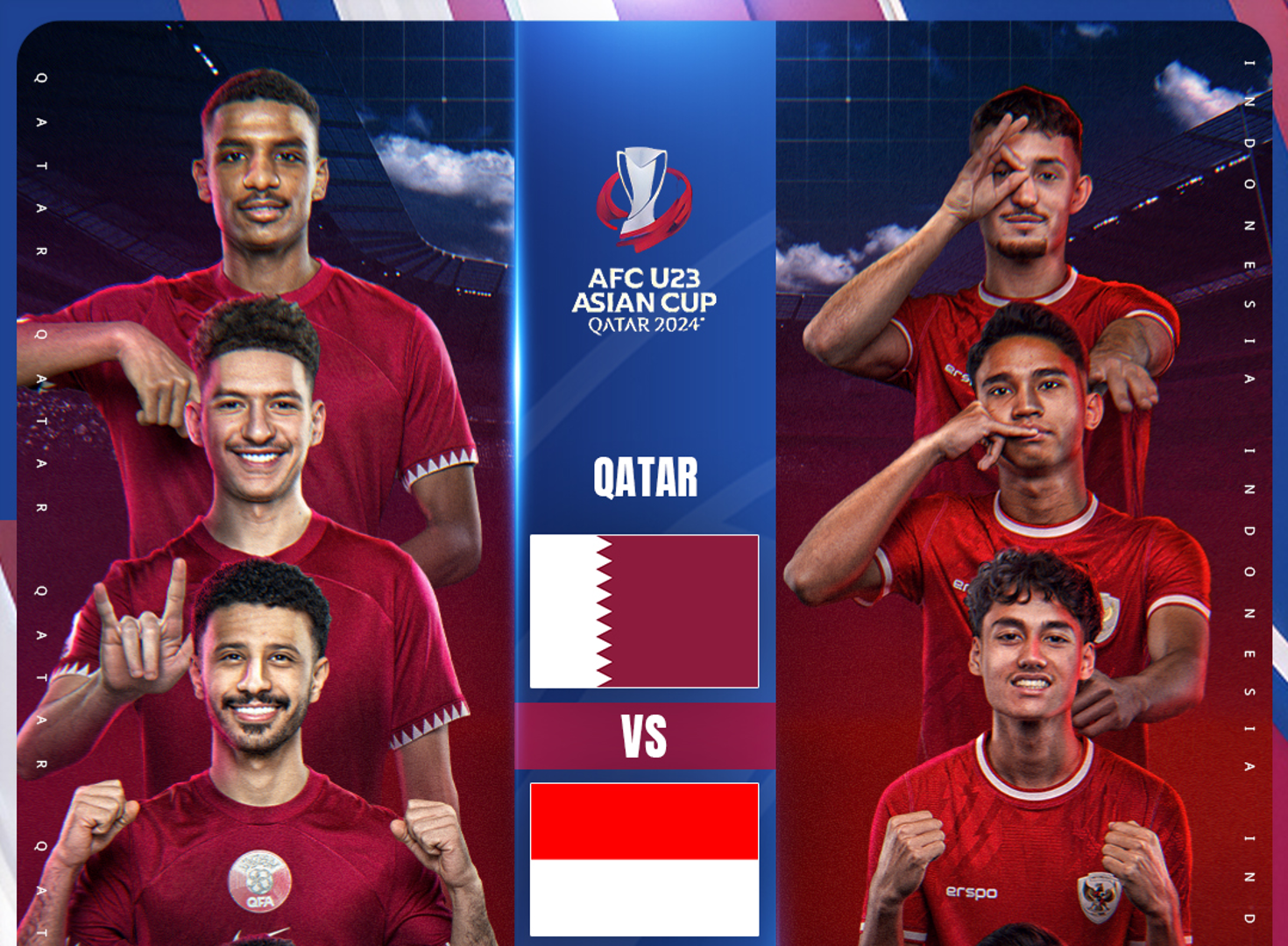 Link xem trực tiếp U23 Qatar vs U23 Indonesia lúc 22 giờ 30 ngày 15/4/2024