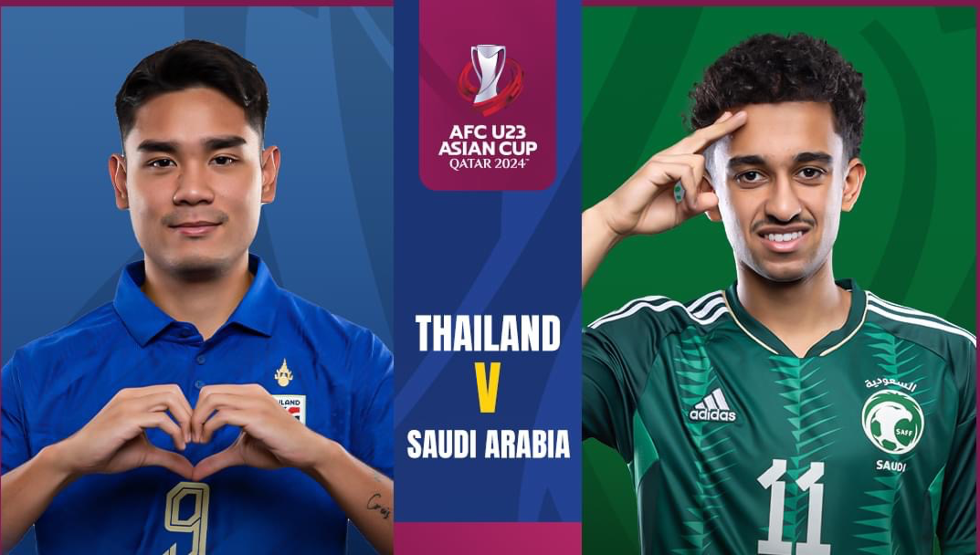 Link xem trực tiếp bóng đá U23 Thái Lan vs U23 Saudi Arabia hôm nay 19/4