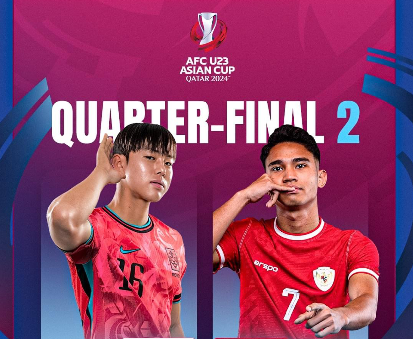  Trực tiếp bóng đá U23 Hàn Quốc vs U23 Indonesia hôm nay 26/4