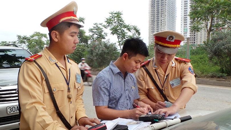 Mức phạt với một số lỗi thường gặp ở ô tô