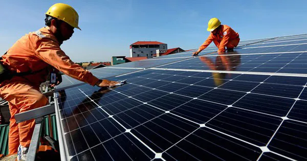 Trụ sở công sở xây dựng mới phải thiết kế mái nhà cho điện mặt trời