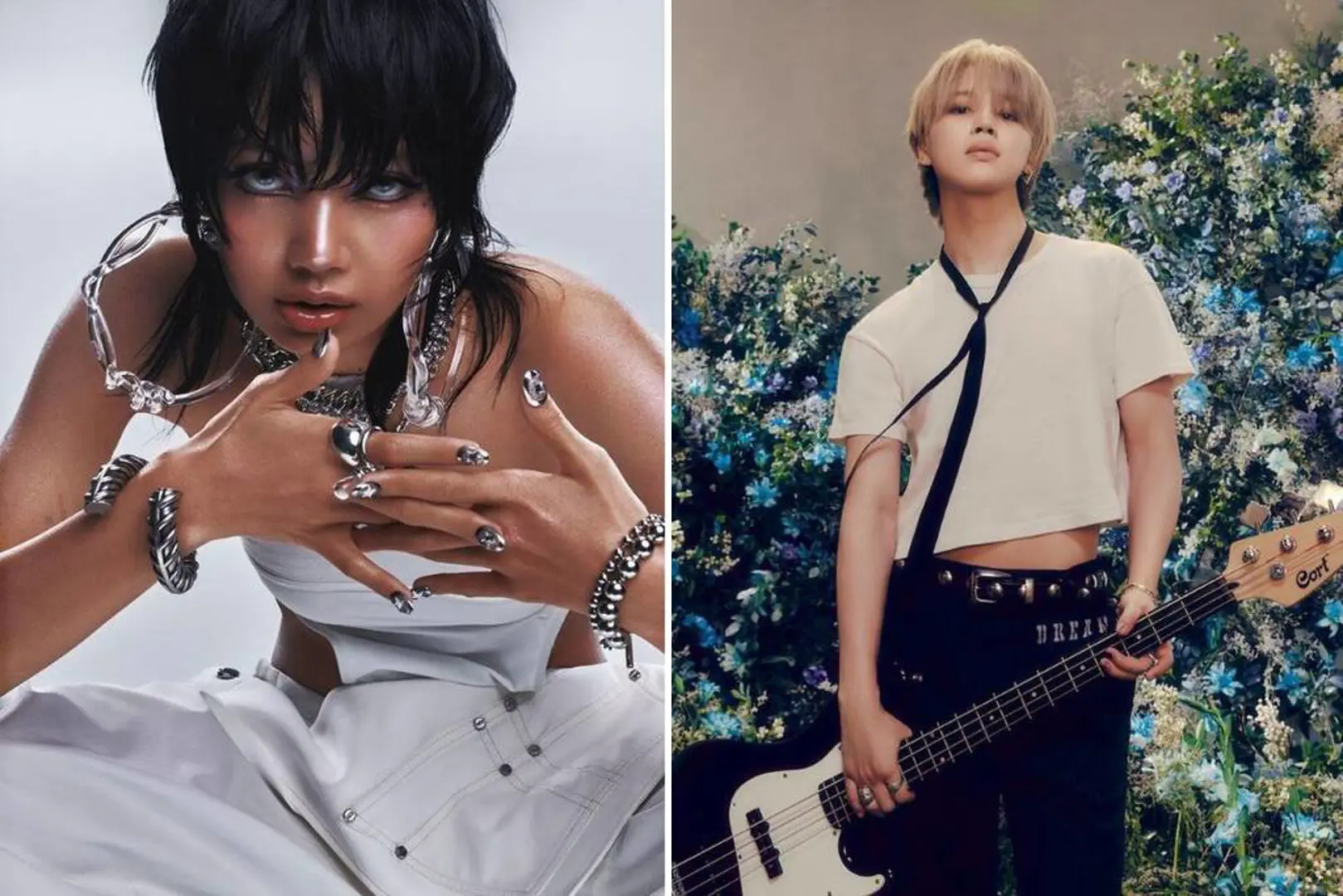 Lisa (Blackpink) và Jimin (BTS) đua nhau trên bảng xếp hạng quốc tế