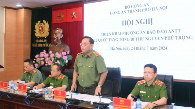 Công an TP Hà Nội: bảo đảm tuyệt đối an ninh, an toàn Lễ Quốc tang