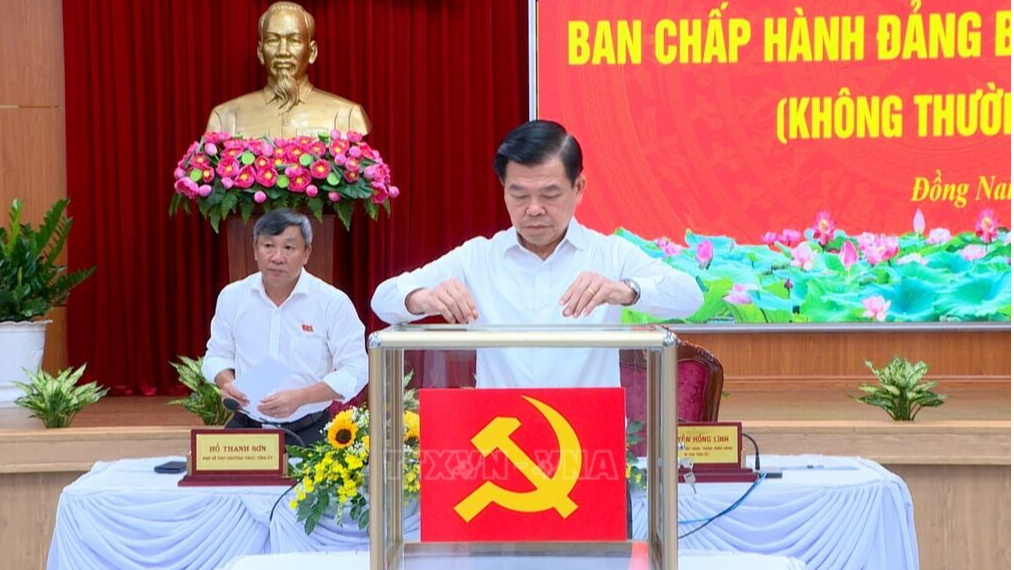 Ông Võ Tấn Đức được bầu giữ chức Phó bí thư Tỉnh ủy Đồng Nai