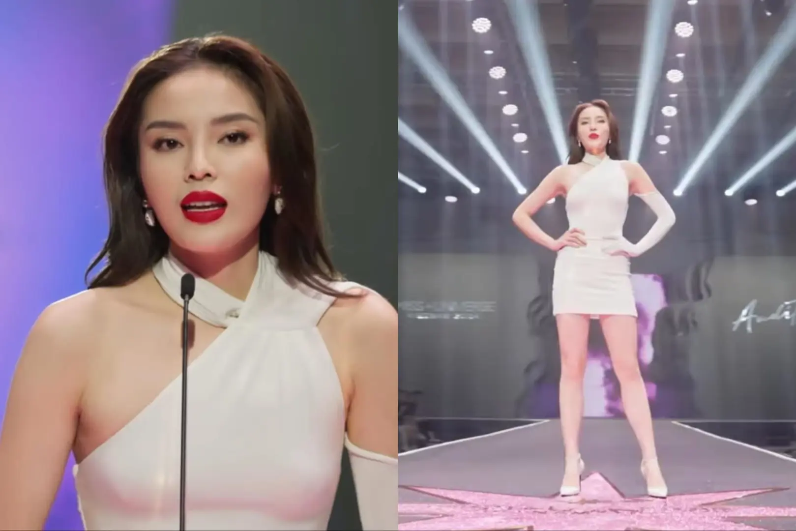 Màn trình diễn tiếng Anh và catwalk của hoa hậu Kỳ Duyên gây thất vọng