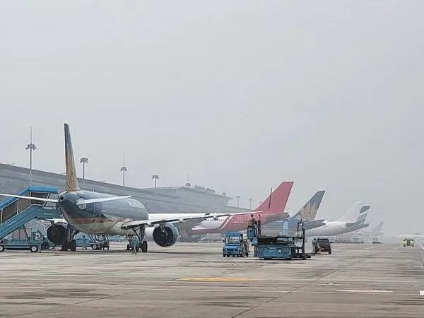 Sân bay Nội Bài tạm ngừng khai thác thêm 2 giờ trong ngày 7/9