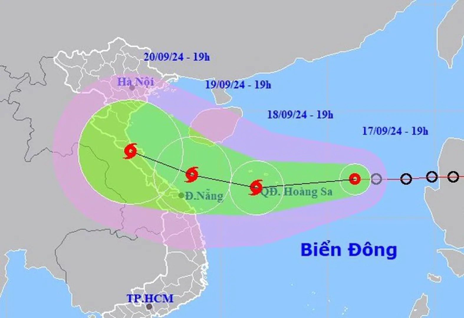 Bộ GTVT ra công điện ứng phó áp thấp nhiệt đới đang mạnh lên thành bão