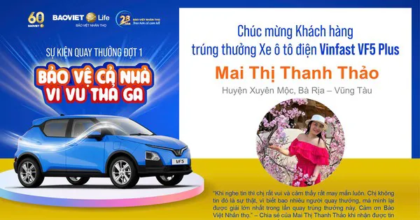 Bảo Việt Nhân thọ trao giải thưởng chương trình tri ân nhân sinh nhật lần 28