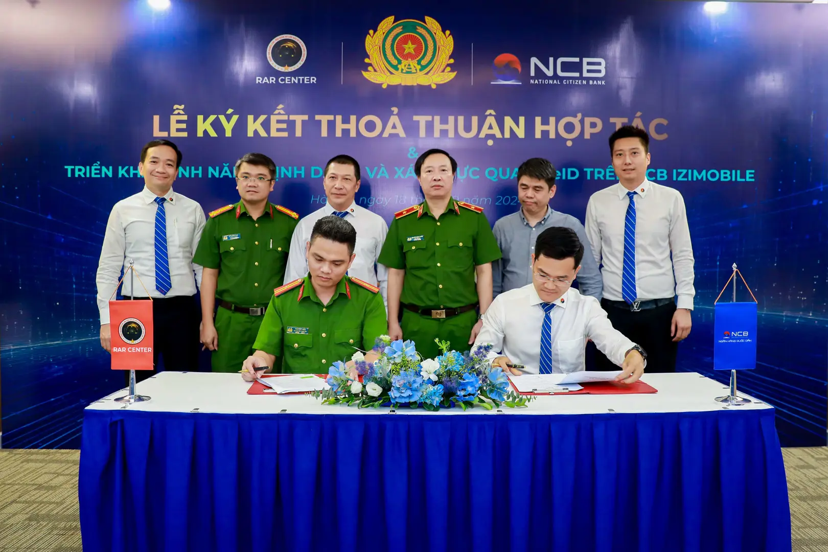 NCB hợp tác với Trung tâm RAR triển khai xác thực thông tin qua VNeiD 