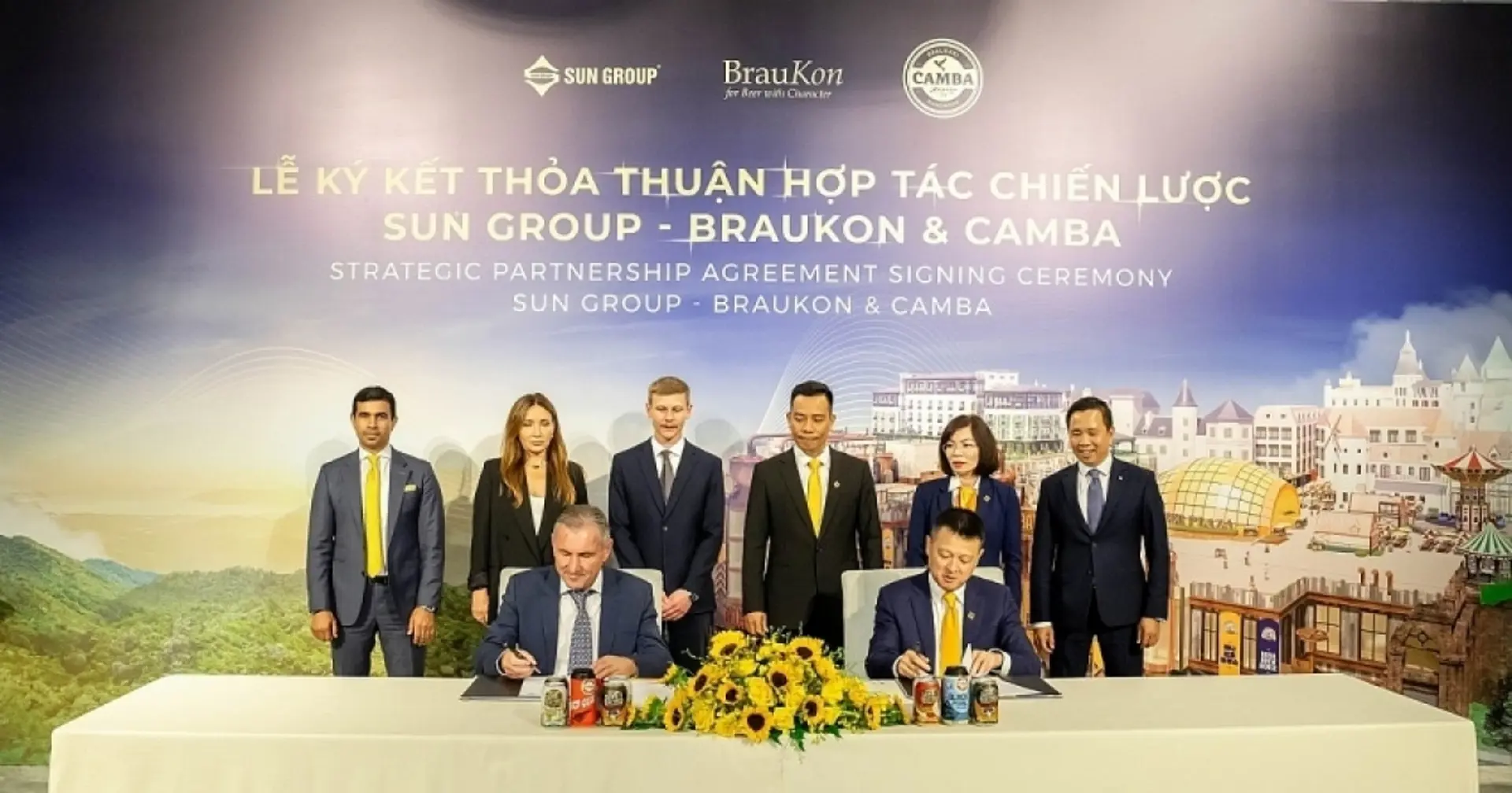 Sun Group hợp tác chiến lược với thương hiệu bia danh tiếng của Đức