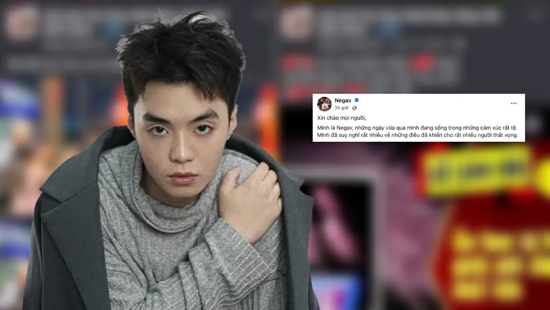 Negav bị tẩy chay, chỉ trích vì phát ngôn dung tục trong quá khứ