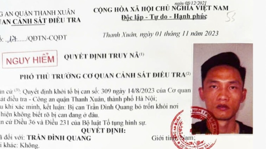 Đối tượng truy nã nguy hiểm ra đầu thú