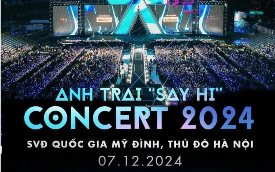 Concert 3, 4 của Anh trai "Say hi" được tổ chức tại SVĐ Mỹ Đình