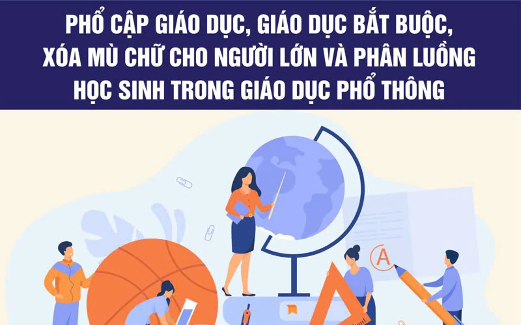 Nâng cao hiệu quả công tác phổ cập giáo dục, xóa mù chữ cho người lớn