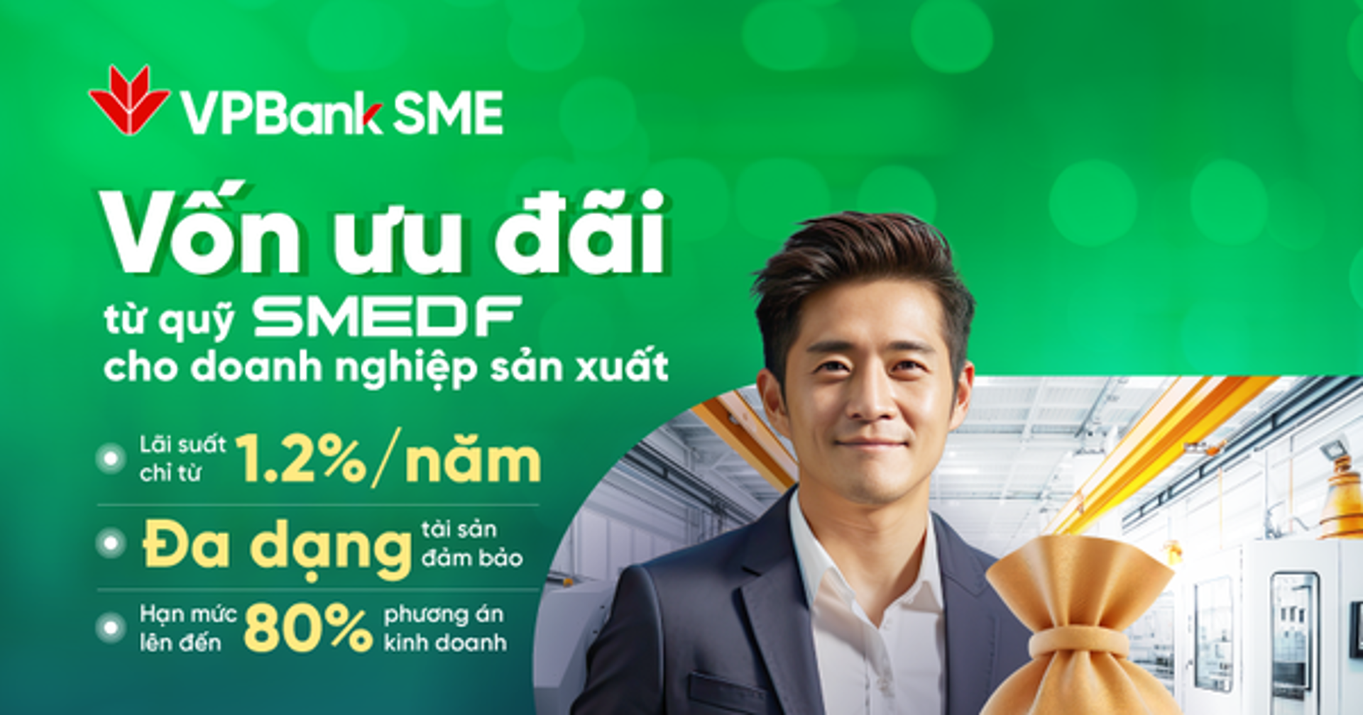 VPBank tham gia chương trình hợp tác với Quỹ SMEDF: Kênh tín dụng mới cho DN