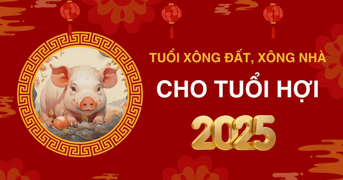 Các tuổi xông đất, xông nhà năm 2025 cho tuổi Hợi giúp may mắn cả năm