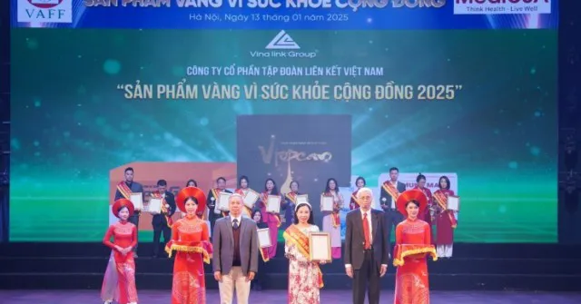 Vinalink Group được vinh danh “Sản phẩm vàng vì sức khỏe cộng đồng năm 2025"