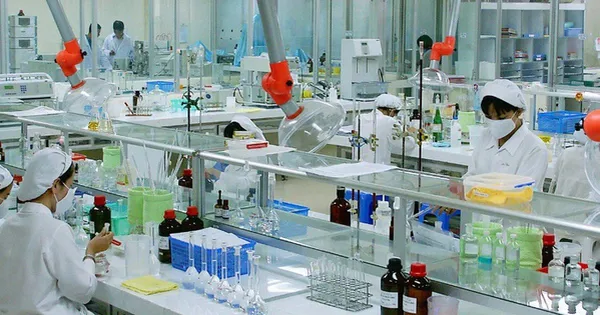 Đến 2045, tốc độ tăng trưởng sản xuất công nghiệp ngành hóa dược đạt 8-11%/năm
