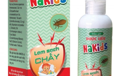 Thu hồi toàn quốc lô dầu gội Nakids trị chấy do không đạt chất lượng