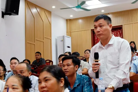 Xã Yên Lãng lấy ý kiến nhân dân về Đồ án Quy hoạch phân khu đô thị tổ hợp dịch vụ SH-2
