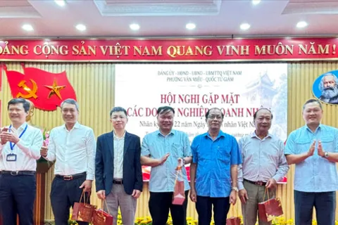 Phường Văn Miếu - Quốc Tử Giám tạo mọi điều kiện thuận lợi cho doanh nghiệp, doanh nhân sản xuất, kinh doanh