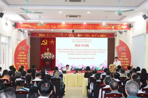 Phường Kiến Hưng đối thoại với nhân dân, tập trung giải quyết kiến nghị từ cơ sở