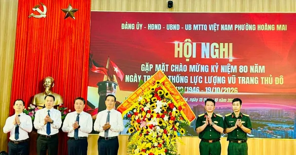 Lực lượng vũ trang phường Hoàng Mai tiếp nối truyền thống, giữ vững bình yên cơ sở