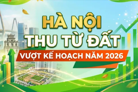 Hà Nội thu từ đất vượt kế hoạch năm 2026