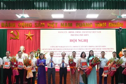 Phường Phú Diễn kiện toàn tổ chức, nâng cao hiệu quả hoạt động